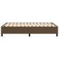 vidaXL Boxspringbett Dunkelbraun 120x200 cm Stoff vidaXL Boxspringbett Dunkelbraun 120x200 cm Stoff