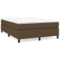 vidaXL Bettgestell Dunkelbraun 140x190 cm Stoff vidaXL Bettgestell Dunkelbraun 140x190 cm Stoff