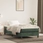 vidaXL Boxspringbett Dunkelgrün 100x200 cm Samt vidaXL Boxspringbett Dunkelgrün 100x200 cm Samt