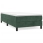 vidaXL Boxspringbett Dunkelgrün 100x200 cm Samt vidaXL Boxspringbett Dunkelgrün 100x200 cm Samt