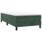 vidaXL Boxspringbett Dunkelgrün 100x200 cm Samt vidaXL Boxspringbett Dunkelgrün 100x200 cm Samt