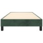 vidaXL Boxspringbett Dunkelgrün 100x200 cm Samt vidaXL Boxspringbett Dunkelgrün 100x200 cm Samt