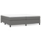 vidaXL Boxspringbett Dunkelgrau 200x200 cm Stoff vidaXL Boxspringbett Dunkelgrau 200x200 cm Stoff