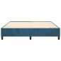 vidaXL Boxspringbett Dunkelblau 180x200 cm Samt vidaXL Boxspringbett Dunkelblau 180x200 cm Samt