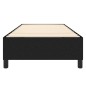 vidaXL Boxspringbett Schwarz 80x200 cm Stoff