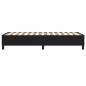 vidaXL Boxspringbett Schwarz 90x200 cm Stoff vidaXL Boxspringbett Schwarz 90x200 cm Stoff