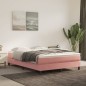 vidaXL Boxspringbett Rosa 140x200 cm Samt vidaXL Boxspringbett Rosa 140x200 cm Samt
