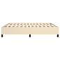 vidaXL Boxspringbett Creme 160x200 cm Stoff vidaXL Boxspringbett Creme 160x200 cm Stoff