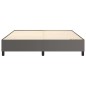 vidaXL Bettgestell Grau 160x200 cm Kunstleder vidaXL Bettgestell Grau 160x200 cm Kunstleder