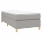 vidaXL Boxspringbett Hellgrau 100x200 cm Stoff vidaXL Boxspringbett Hellgrau 100x200 cm Stoff