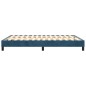 vidaXL Boxspringbett Dunkelblau 140x200 cm Samt vidaXL Boxspringbett Dunkelblau 140x200 cm Samt