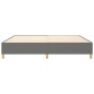 vidaXL Boxspringbett Dunkelgrau 200x200 cm Stoff vidaXL Boxspringbett Dunkelgrau 200x200 cm Stoff