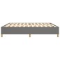 vidaXL Boxspringbett Dunkelgrau 200x200 cm Stoff vidaXL Boxspringbett Dunkelgrau 200x200 cm Stoff