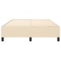 vidaXL Boxspringbett Creme 140x200 cm Stoff vidaXL Boxspringbett Creme 140x200 cm Stoff