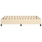vidaXL Boxspringbett Creme 140x200 cm Stoff vidaXL Boxspringbett Creme 140x200 cm Stoff