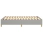 vidaXL Bettgestell ohne Matratze Hellgrau 140x200 cm Stoff vidaXL Bettgestell ohne Matratze Hellgrau 140x200 cm Stoff