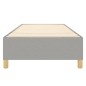 vidaXL Boxspringbett Hellgrau 80x200 cm Stoff vidaXL Boxspringbett Hellgrau 80x200 cm Stoff