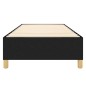 vidaXL Boxspringbett Schwarz 100x200 cm Stoff vidaXL Boxspringbett Schwarz 100x200 cm Stoff