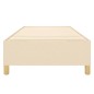 vidaXL Boxspringbett Creme 90x190 cm Stoff vidaXL Boxspringbett Creme 90x190 cm Stoff