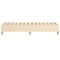 vidaXL Boxspringbett Creme 90x190 cm Stoff vidaXL Boxspringbett Creme 90x190 cm Stoff