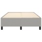 vidaXL Boxspringbett Hellgrau 120x200 cm Stoff vidaXL Boxspringbett Hellgrau 120x200 cm Stoff