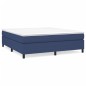 vidaXL Boxspringbett Blau 160x200 cm Stoff vidaXL Boxspringbett Blau 160x200 cm Stoff