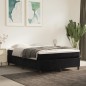 vidaXL Boxspringbett Schwarz 140x200 cm Samt vidaXL Boxspringbett Schwarz 140x200 cm Samt