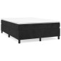 vidaXL Boxspringbett Schwarz 140x200 cm Samt vidaXL Boxspringbett Schwarz 140x200 cm Samt