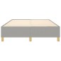 vidaXL Boxspringbett Hellgrau 140x190 cm Stoff vidaXL Boxspringbett Hellgrau 140x190 cm Stoff