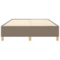 vidaXL Boxspringbett Taupe 140x190 cm Stoff vidaXL Boxspringbett Taupe 140x190 cm Stoff