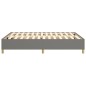vidaXL Boxspringbett Dunkelgrau 140x190 cm Stoff vidaXL Boxspringbett Dunkelgrau 140x190 cm Stoff