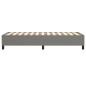 vidaXL Bettgestell Dunkelgrau 90x190 cm Stoff vidaXL Bettgestell Dunkelgrau 90x190 cm Stoff