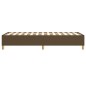 vidaXL Boxspringbett Dunkelbraun 90x190 cm Stoff vidaXL Boxspringbett Dunkelbraun 90x190 cm Stoff