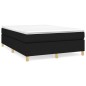 vidaXL Boxspringbett Schwarz 140x190 cm Stoff vidaXL Boxspringbett Schwarz 140x190 cm Stoff