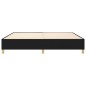 vidaXL Boxspringbett Schwarz 140x190 cm Stoff vidaXL Boxspringbett Schwarz 140x190 cm Stoff