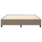 vidaXL Bettgestell Taupe 160x200 cm Stoff vidaXL Bettgestell Taupe 160x200 cm Stoff