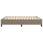 vidaXL Bettgestell Taupe 160x200 cm Stoff vidaXL Bettgestell Taupe 160x200 cm Stoff