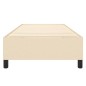 vidaXL Bettgestell Creme 100x200 cm Stoff vidaXL Bettgestell Creme 100x200 cm Stoff