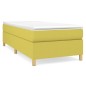 vidaXL Boxspringbett Grün 90x200 cm Stoff vidaXL Boxspringbett Grün 90x200 cm Stoff