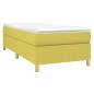 vidaXL Boxspringbett Grün 90x200 cm Stoff vidaXL Boxspringbett Grün 90x200 cm Stoff