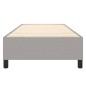 vidaXL Boxspringbett Hellgrau 90x200 cm Stoff vidaXL Boxspringbett Hellgrau 90x200 cm Stoff
