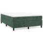 vidaXL Bettgestell Dunkelgrün 140x200 cm Samt vidaXL Bettgestell Dunkelgrün 140x200 cm Samt