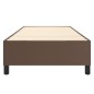 vidaXL Boxspringbett Braun 90x200 cm Kunstleder vidaXL Boxspringbett Braun 90x200 cm Kunstleder