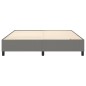 vidaXL Boxspringbett Dunkelgrau 160x200 cm Stoff vidaXL Boxspringbett Dunkelgrau 160x200 cm Stoff