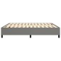 vidaXL Boxspringbett Dunkelgrau 160x200 cm Stoff vidaXL Boxspringbett Dunkelgrau 160x200 cm Stoff