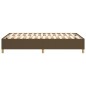 vidaXL Boxspringbett Dunkelbraun 120x200 cm Stoff vidaXL Boxspringbett Dunkelbraun 120x200 cm Stoff