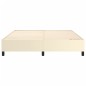 vidaXL Boxspringbett Creme 180x200 cm Kunstleder vidaXL Boxspringbett Creme 180x200 cm Kunstleder