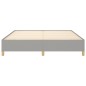 vidaXL Boxspringbett Hellgrau 160x200 cm Stoff vidaXL Boxspringbett Hellgrau 160x200 cm Stoff
