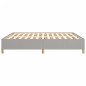 vidaXL Boxspringbett Hellgrau 160x200 cm Stoff vidaXL Boxspringbett Hellgrau 160x200 cm Stoff