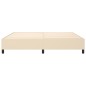 vidaXL Boxspringbett Creme 200x200 cm Stoff vidaXL Boxspringbett Creme 200x200 cm Stoff